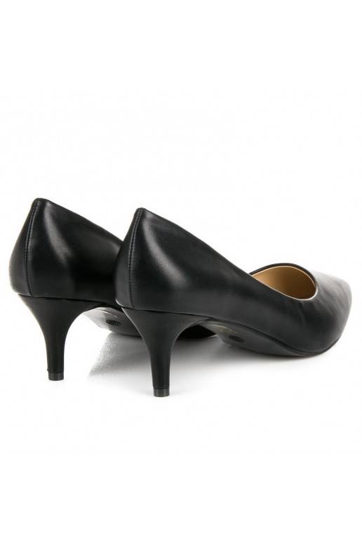 Scarpe nere con mini tacco 123-3B