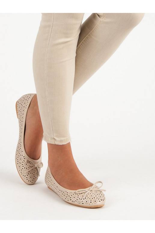 Smėlio spalvos balerinos Diamantique Sun Ornaments 9988-139BE  - 3 Smėlio spalvos balerinos Diamantique Sun Ornaments 9988-139BE  - 3