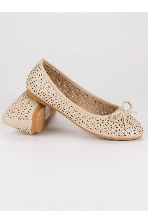 Smėlio spalvos balerinos Diamantique Sun Ornaments 9988-139BE  - 7 Smėlio spalvos balerinos Diamantique Sun Ornaments 9988-139BE  - 7