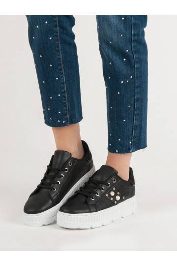 Scarpe con zeppa nere