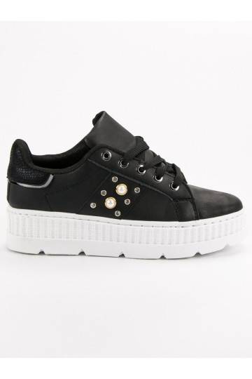Scarpe con zeppa nere 2