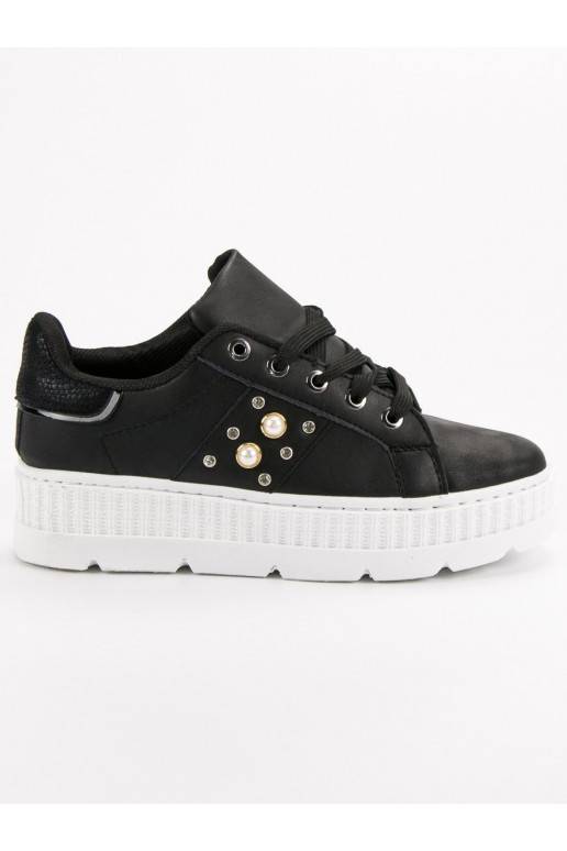 Scarpe con zeppa nere