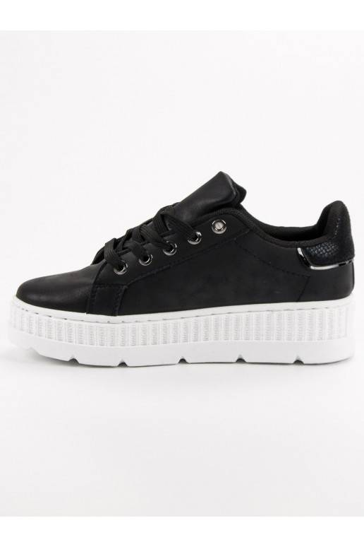 Scarpe con zeppa nere