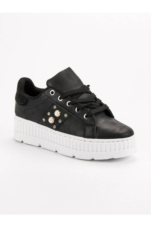 Scarpe con zeppa nere