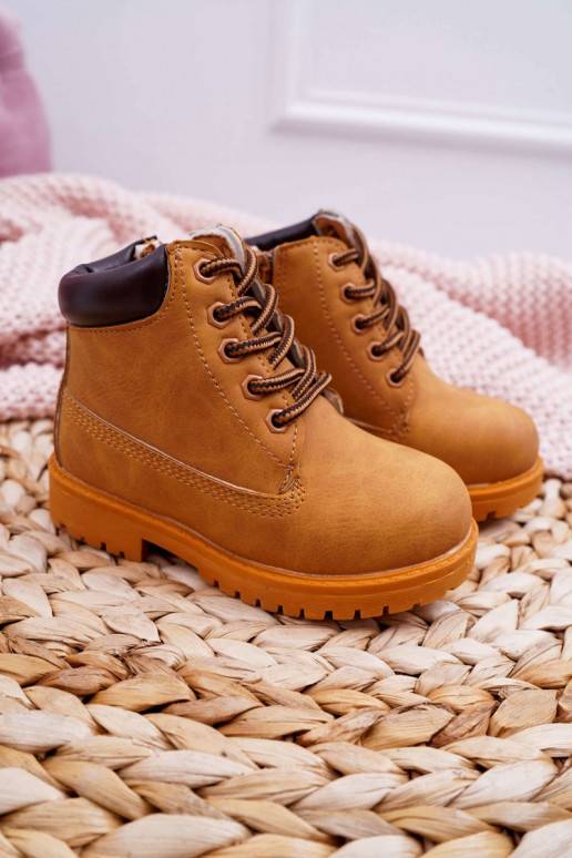 Stivali stringati per bambini con... Stivali stringati per bambini con...