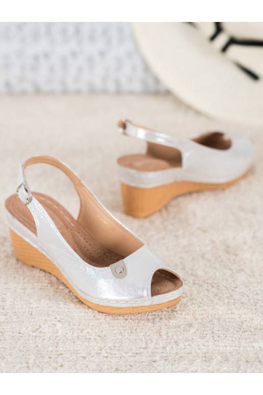 Sandali con plateau glitterati Sandali con plateau glitterati