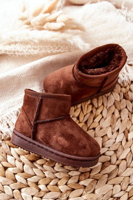 Caldi stivali invernali per bambini nel colore marrone Gooby