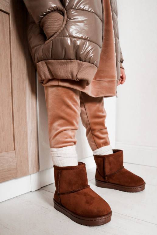 Caldi stivali invernali per bambini nel colore marrone Gooby