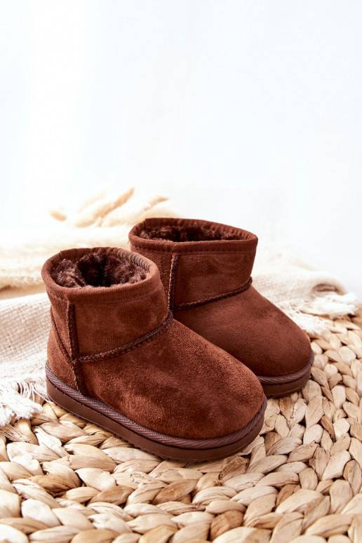 Caldi stivali invernali per bambini nel colore marrone Gooby