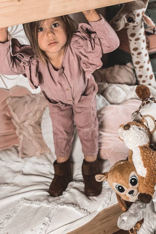 Caldi stivali invernali per bambini nel colore marrone Gooby