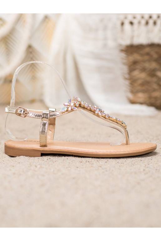 Sandali dallo stile elegante con occhielli scintillanti