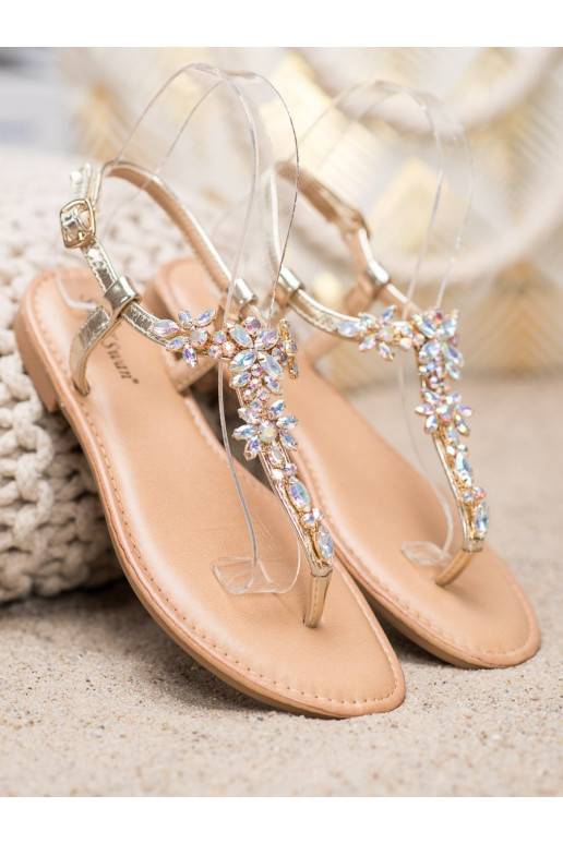 Sandali dallo stile elegante con occhielli scintillanti