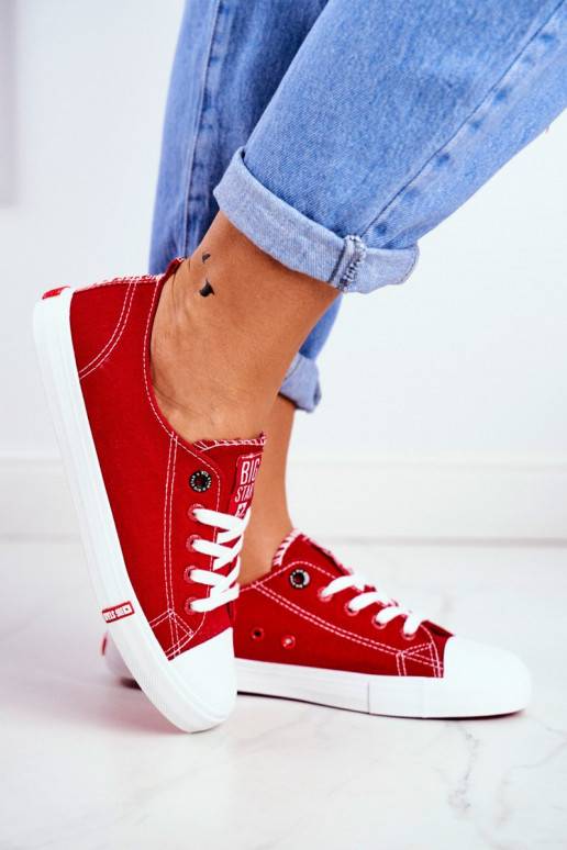 Scarpe da donna Big Star colore rosso... Scarpe da donna Big Star colore rosso...