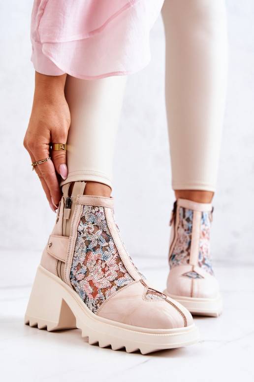 Stivali beige Stivali beige