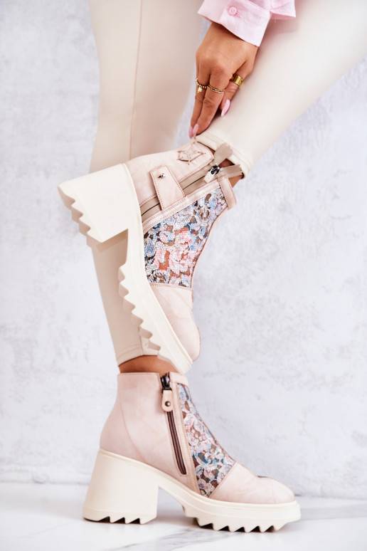 Stivali beige Stivali beige