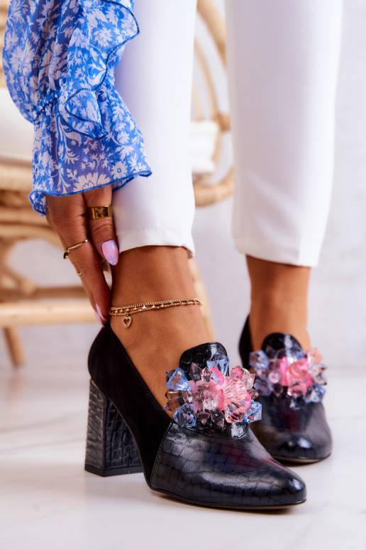 Scarpe con tacco colore nero Sofie Scarpe con tacco colore nero Sofie