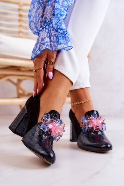 Scarpe con tacco colore nero Sofie Scarpe con tacco colore nero Sofie