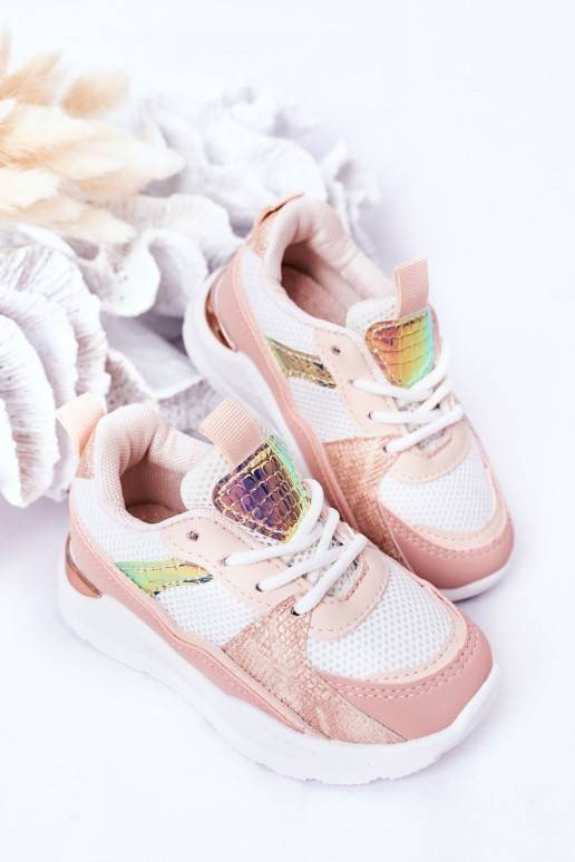 Scarpe da ginnastica da bambino rosa...