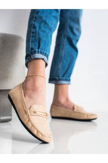 Comodi mocassini beige