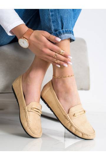 Comodi mocassini beige 2