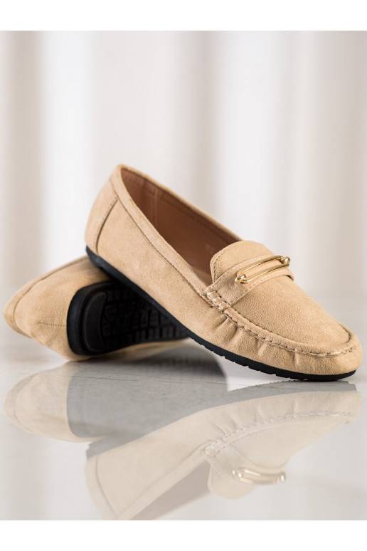 Comodi mocassini beige