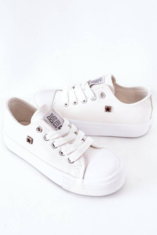 Scarpe per il tempo libero per bambini in bianco di BIG STAR