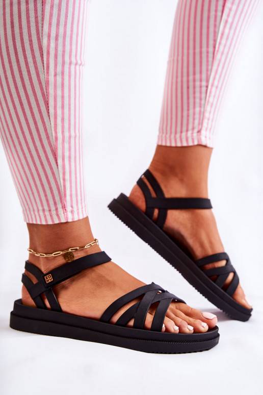 Sandali da donna con chiusure adesive... Sandali da donna con chiusure adesive...