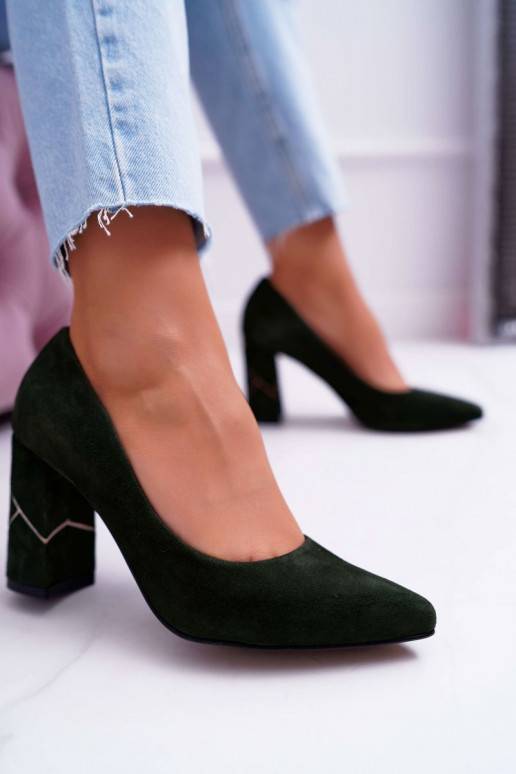 Scarpe Laura Messi in camoscio verde... Scarpe Laura Messi in camoscio verde...