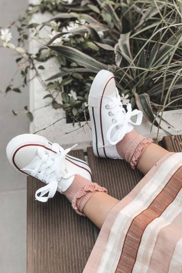 Scarpe per il tempo libero per bambini Modello classico colore bianco di Filemon