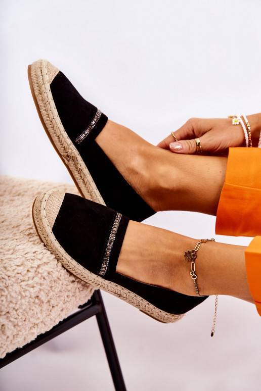 Espadrillas Cersei nere di un modello... Espadrillas Cersei nere di un modello...