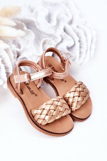 Sandali per bambini in rose gold Bailly 2