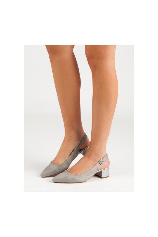 Scarpe con tacco lucido YL381G