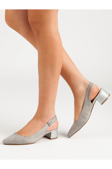 Scarpe con tacco lucido YL381G