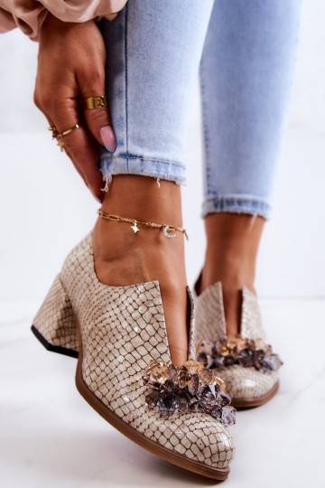 Scarpe con dettagli eleganti in colore bordeaux Delaware