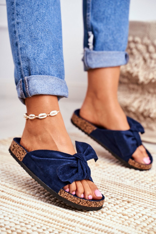 Pantofole Wendy blu scuro