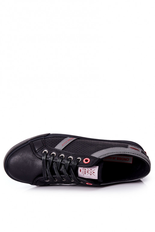 Scarpe casual da uomo Cross Jeans di colore nero