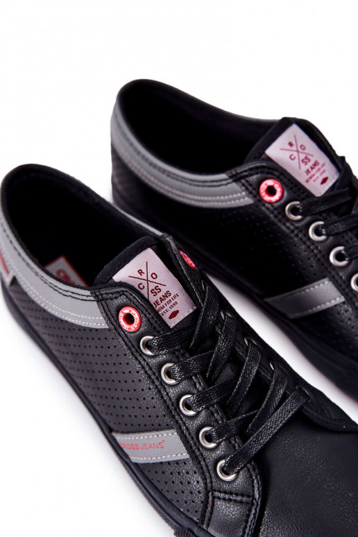 Scarpe casual da uomo Cross Jeans di colore nero