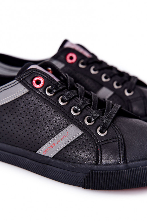 Scarpe casual da uomo Cross Jeans di colore nero