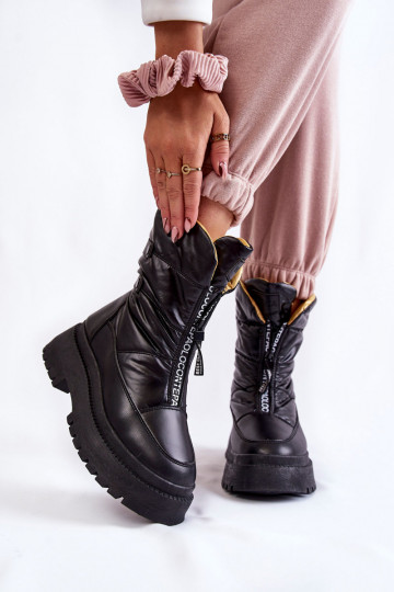 Doposci neri con cerniere