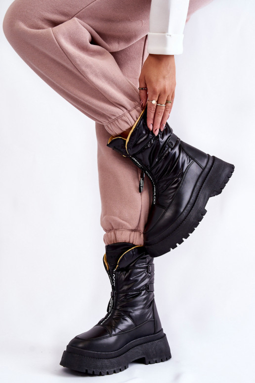 Doposci neri con cerniere Doposci neri con cerniere