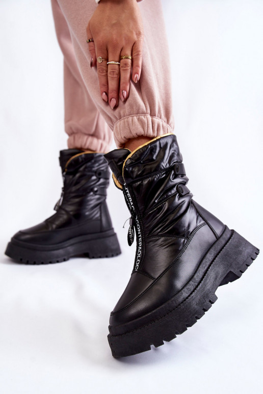 Doposci neri con cerniere Doposci neri con cerniere