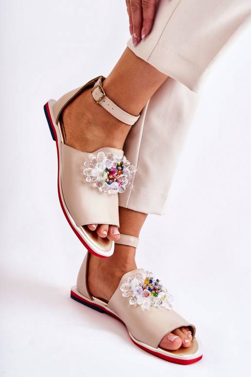 Sandalo con ornamenti Nevassa Sandalo con ornamenti Nevassa