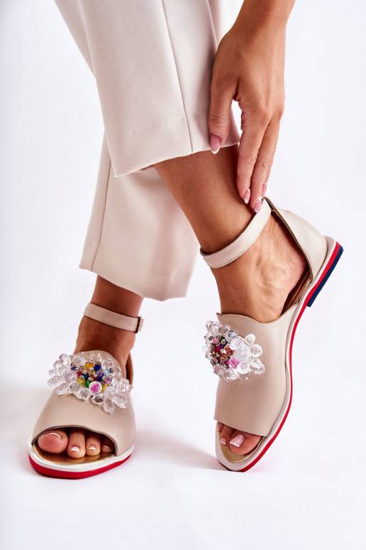 Sandalo con ornamenti Nevassa Sandalo con ornamenti Nevassa