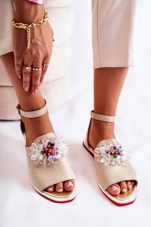 Sandalo con ornamenti Nevassa Sandalo con ornamenti Nevassa