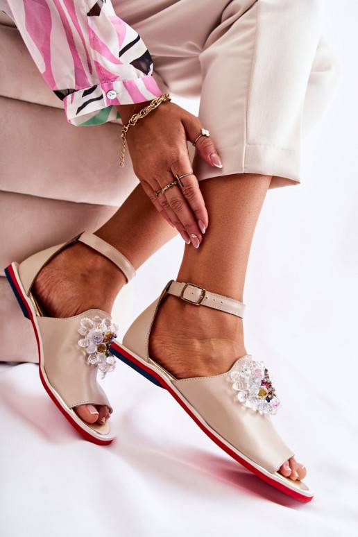 Sandalo con ornamenti Nevassa Sandalo con ornamenti Nevassa