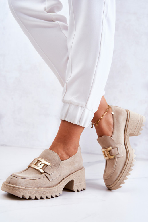 Stivali in camoscio avorio con... Stivali in camoscio avorio con...