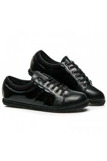 Nero Scarpe nere in stile sportivo