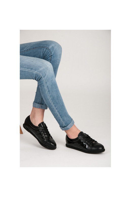 Nero Scarpe nere in stile sportivo