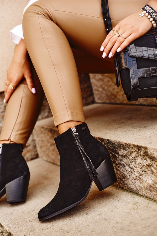 Stivali neri con tacco alto Big Star