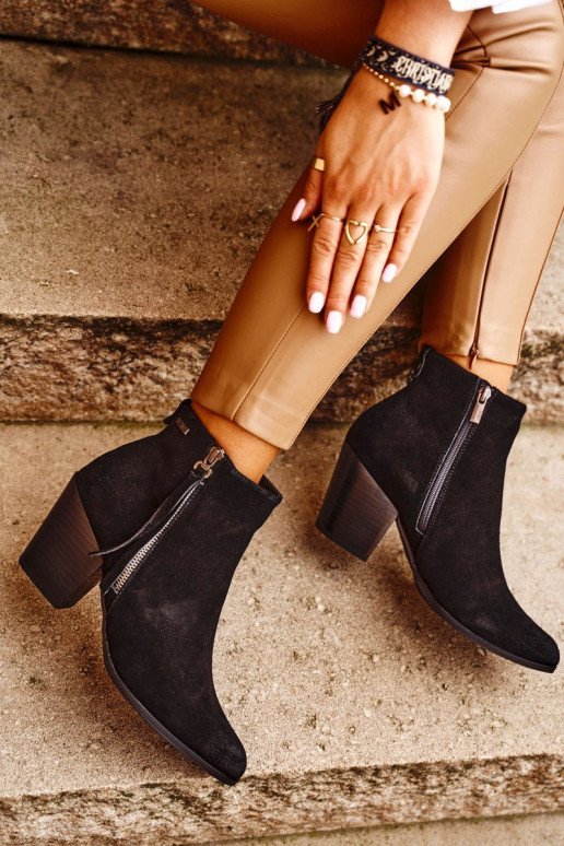 Stivali neri con tacco alto Big Star